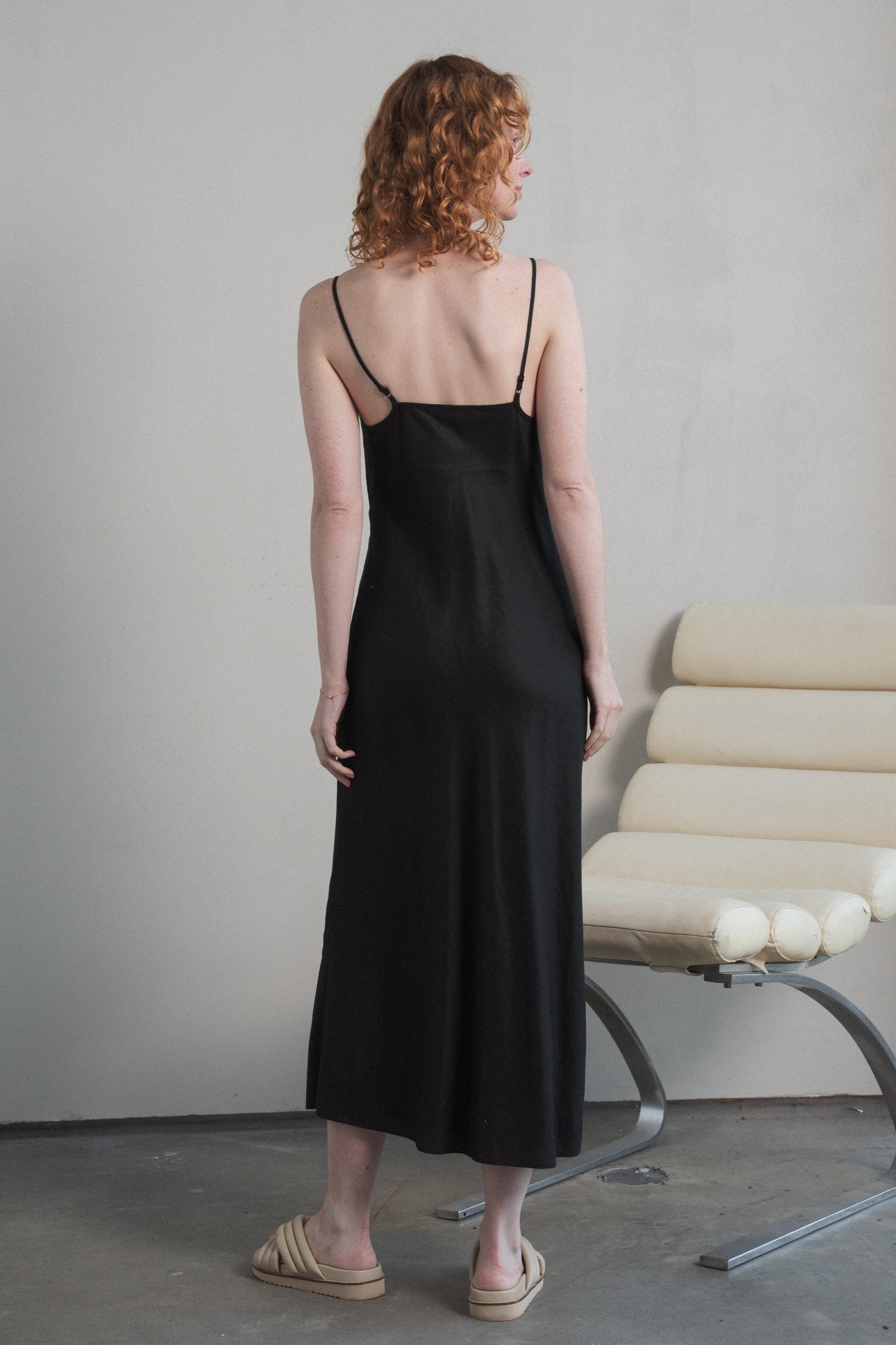 LILLY PILLY Allegria linen dress in Black