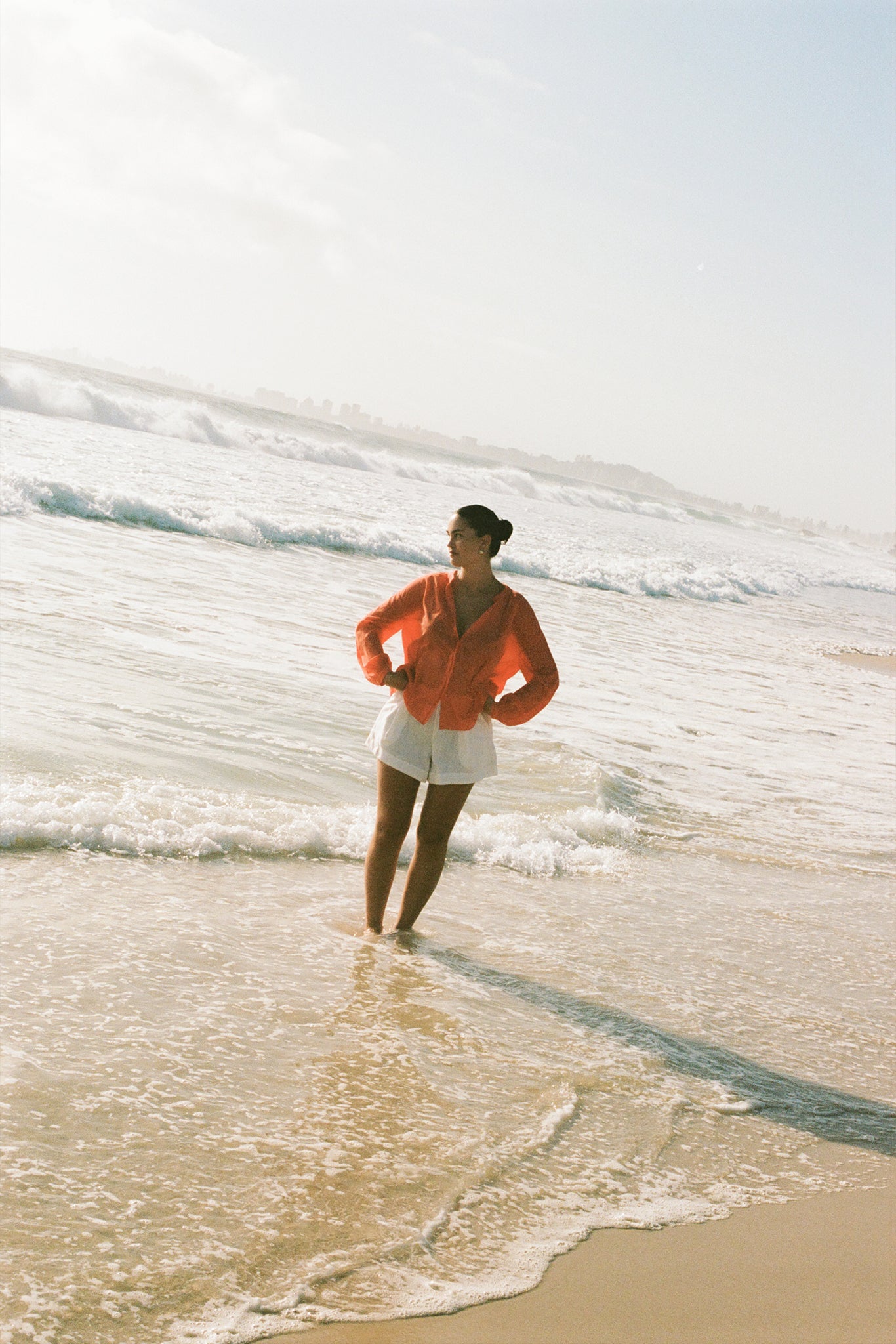 EMBER SPRITZ COTTON VOILE SHIRT