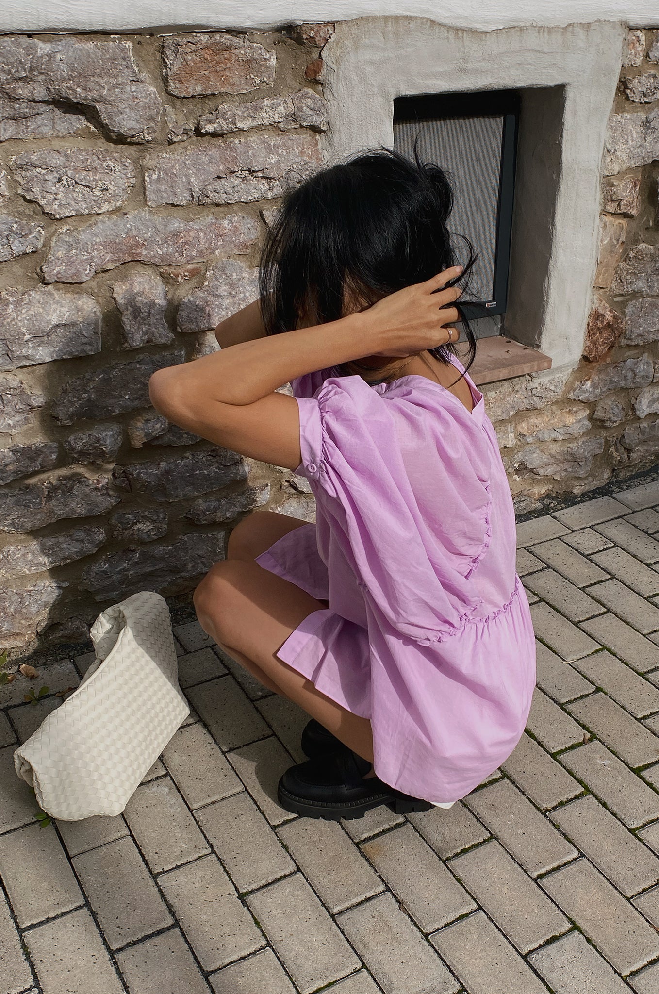 THALIA ORCHID COTTON VOILE SHIRT